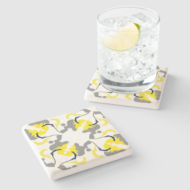 Poodle Pattern Coaster (Side)