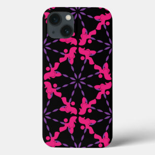 Poodle Pattern Illustration customisable iPhone 13 Case