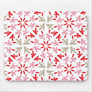 Poodle Patternd Mouse Pad