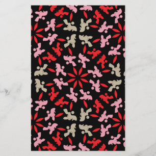 Poodle Patternd Stationery