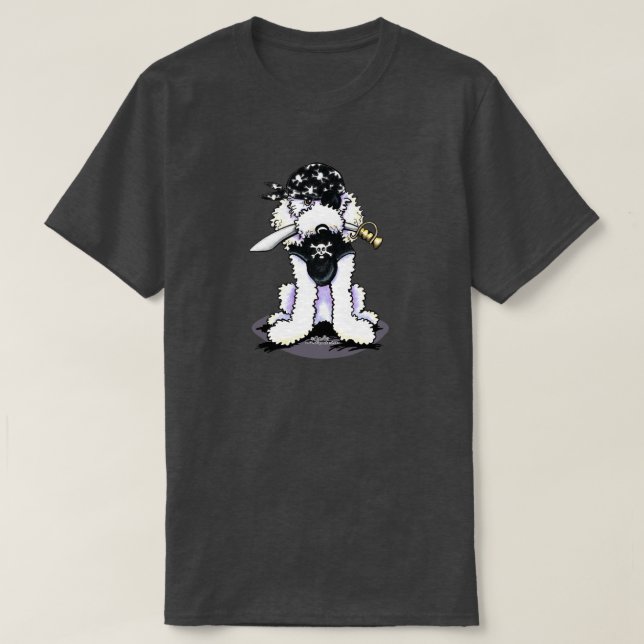 Poodle Pirate T-Shirt (Design Front)