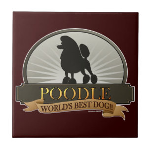 Poodle.png Ceramic Tile