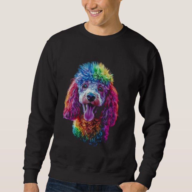 Poodle Pop Art Sweatshirt (Front)