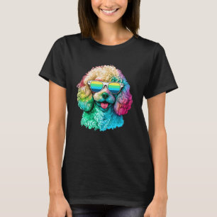 Poodle Pop Dog Mum Dog Cute Poodle Puppy Girls T-Shirt