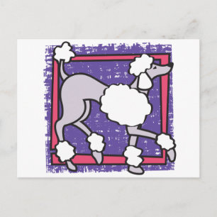 POODLE POSTCARD