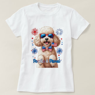 Poodle & Proud – 4th of July Dog T-Shirt