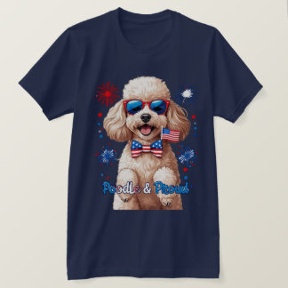 Poodle & Proud – 4th of July Dog T-Shirt