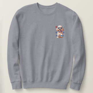 Poodle & Proud – 4th of July Dog T-Shirt Sweatshirt