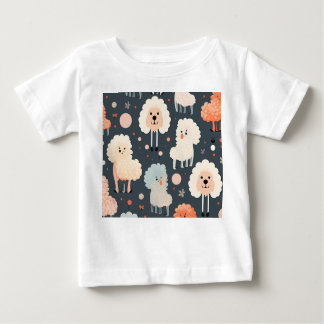 Poodle puppy baby t-shirt
