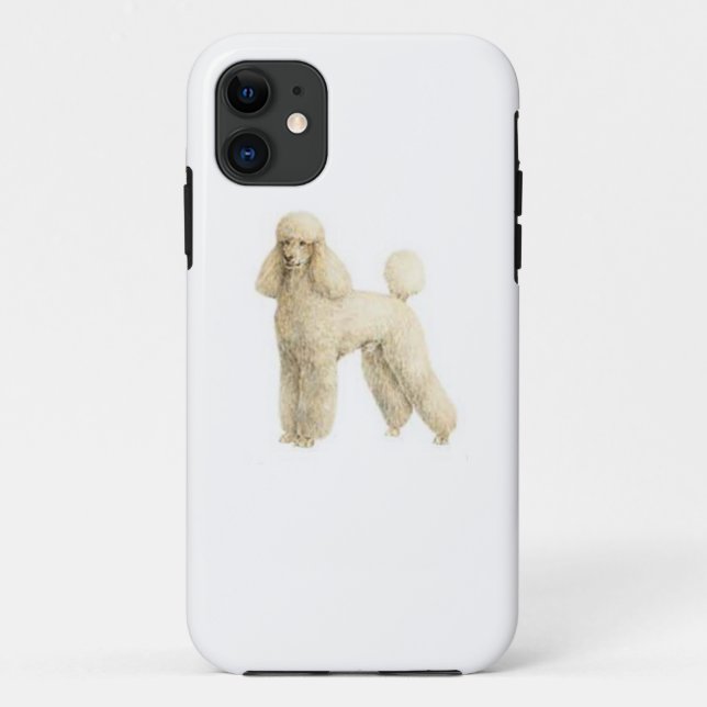 Poodle -- Puppy Clip Case-Mate iPhone Case (Back)