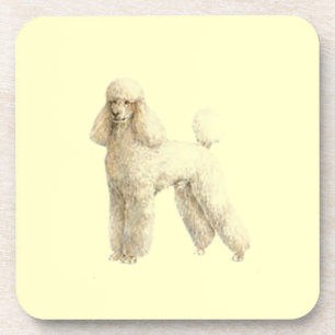 Poodle -- Puppy Clip Coaster