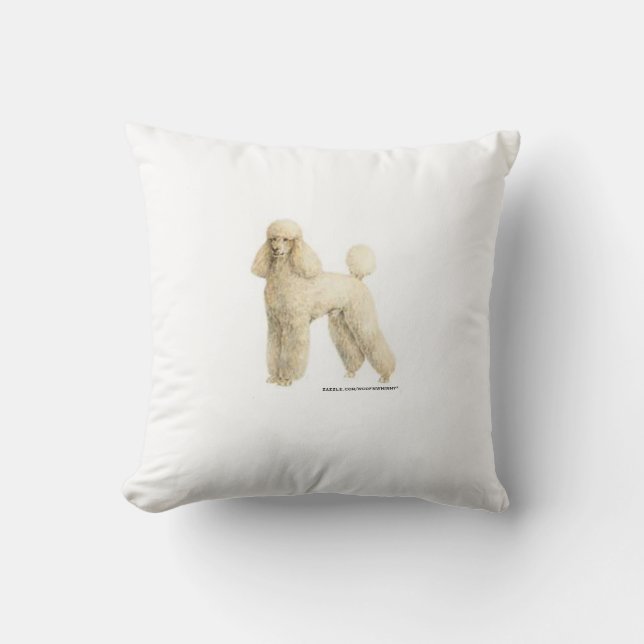 Poodle -- Puppy Clip Cushion (Front)