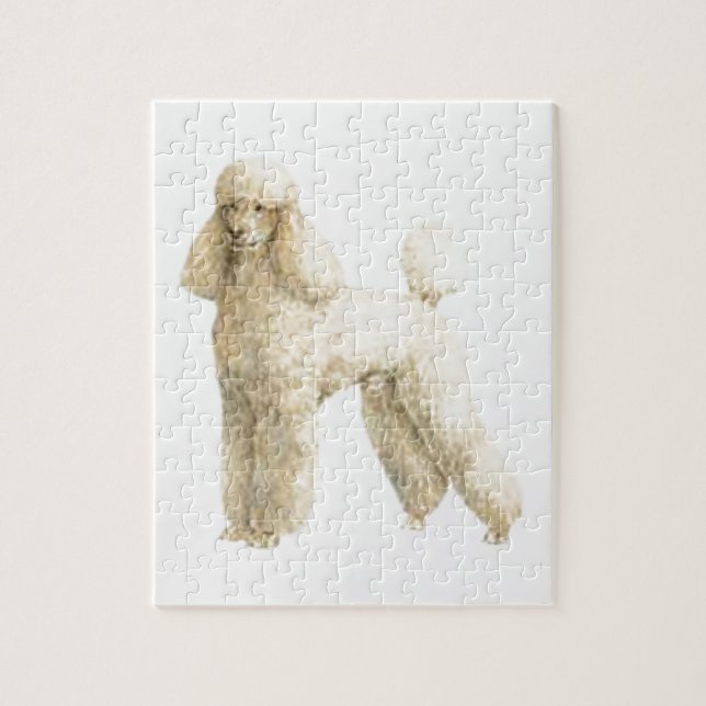 Poodle -- Puppy Clip Jigsaw Puzzle (Vertical)