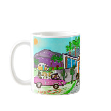 Poodle Pups Coffee Cups - Palm Springs