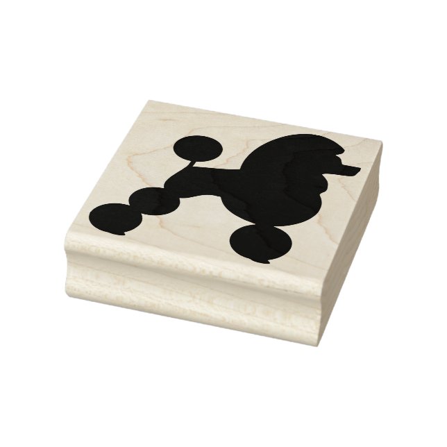 Poodle Rubber Stamp (Stamp)