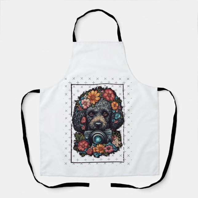 Poodle�s Perspective Chiffon Top Apron (Front)