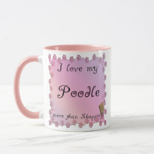 Poodle Shopping Mug