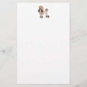 Poodle -- Show Coat Stationery
