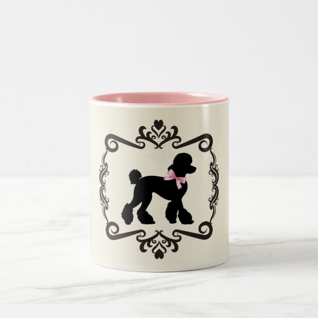 Poodle Silhouette Mug (Center)