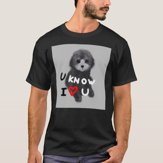 Poodle Silver T-Shirt (Front)