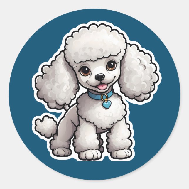 Poodle Sticker (Front)