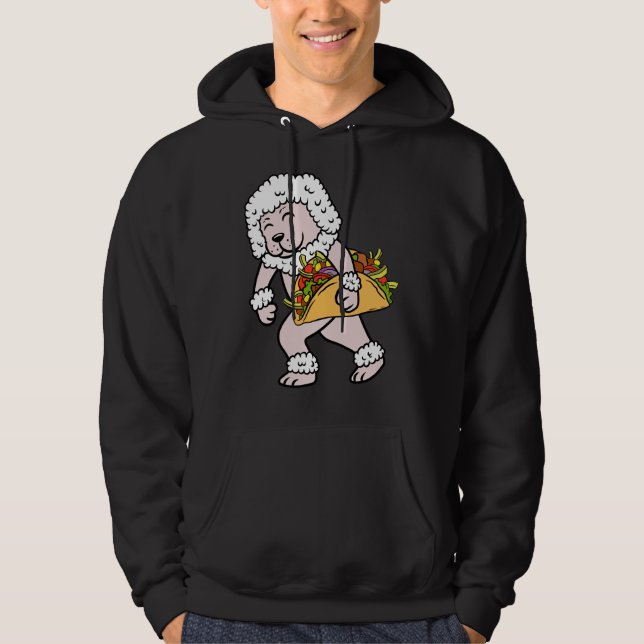 Poodle Taco Lover Hoodie (Front)