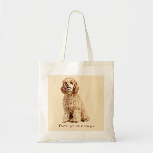 Poodle Tote Bag (Front)