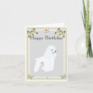 Poodle - Toy Poodle Card