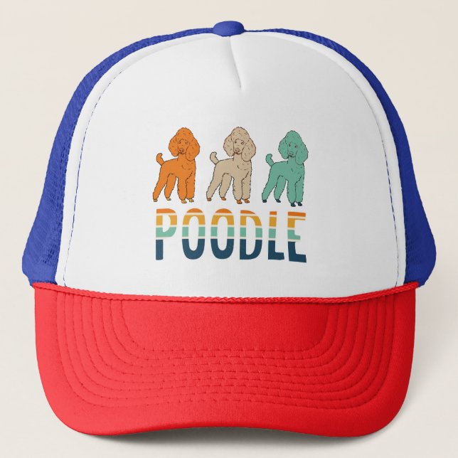 Poodle Trucker Hat (Front)