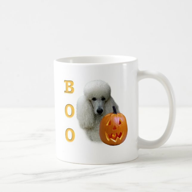 Poodle (White Coated) Boo Coffee Mug (Right)