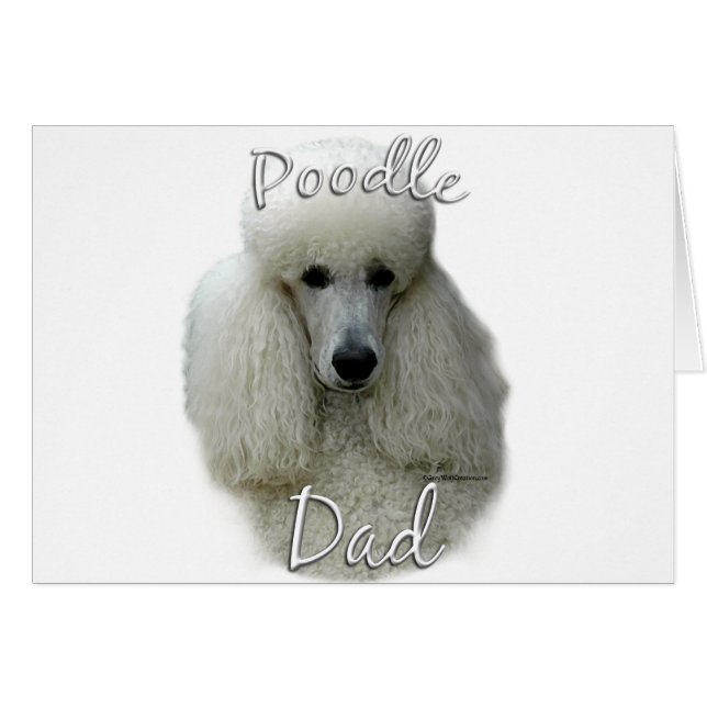 Poodle (wht) Dad 2 (Front Horizontal)