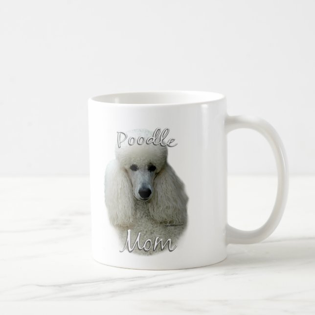 Poodle (wht) Mum 2 Coffee Mug (Right)