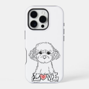 Poodle with Love Phonecase iPhone 16 Pro Case