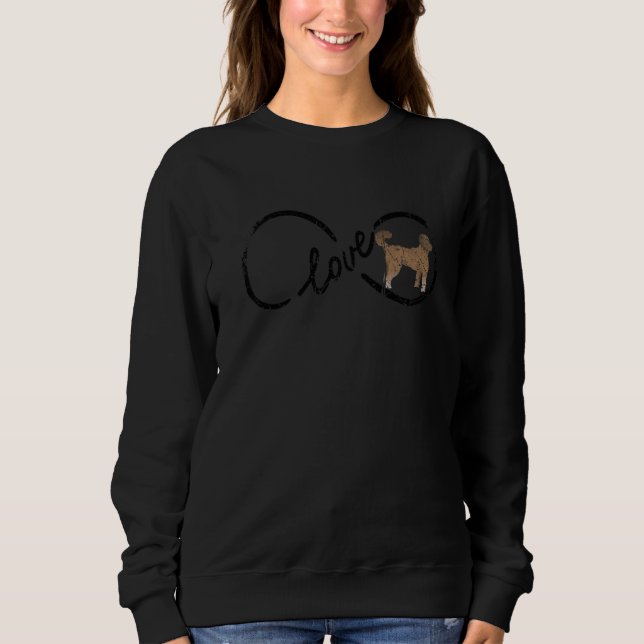 Poodle  Women Teen Girls Kids Un Love Pet Dog  1 Sweatshirt (Front)