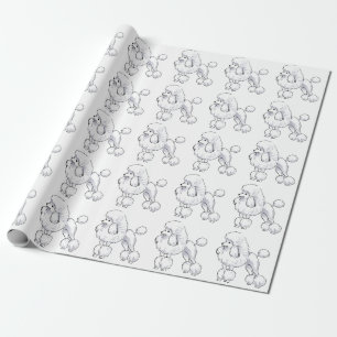 Poodle Wrapping Paper