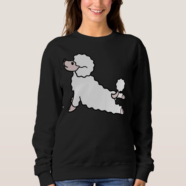 Poodle Yoga     Sweatshirt (Front)