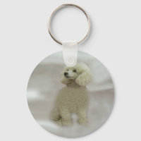 Poodles Are Heavenly Keychain