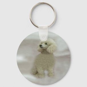 Poodles Are Heavenly Keychain