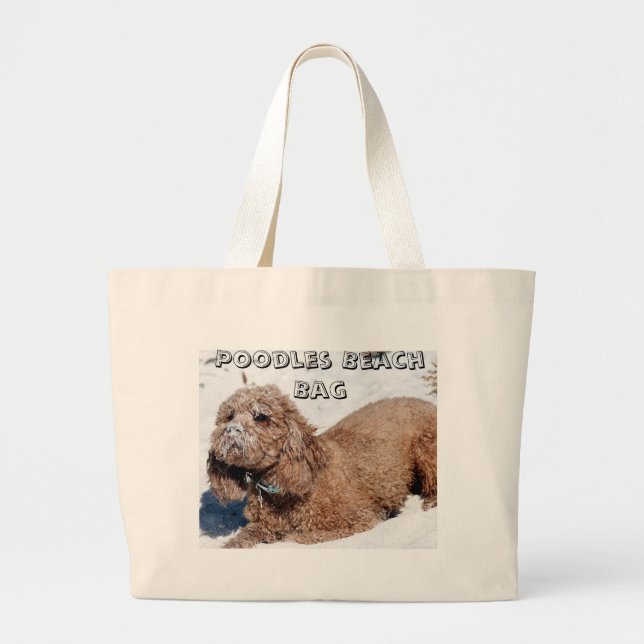 Poodles Beach Bag (Front)
