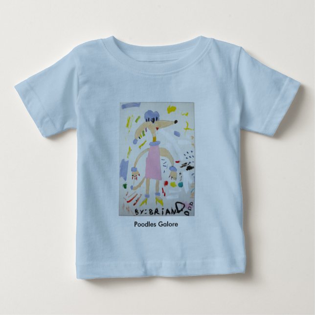 Poodles Galore Baby T-Shirt (Front)