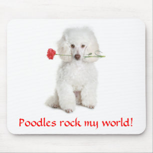 Poodles Rock My World Mousepad