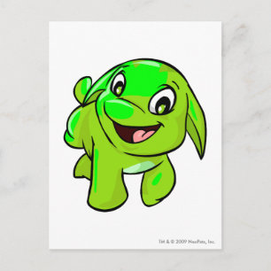 Poogle Glowing Postcard