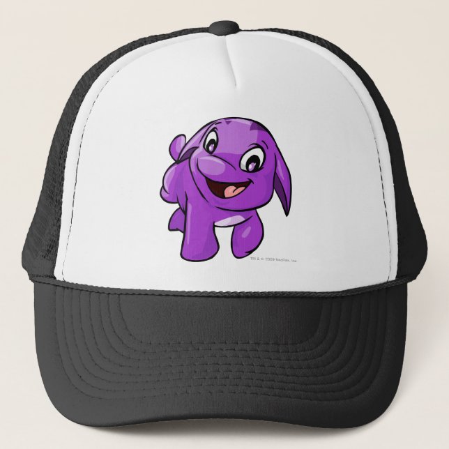 Poogle Purple Trucker Hat (Front)