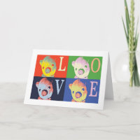 Pooh Bear Christmas Greeting Card