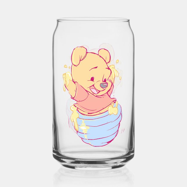 Pooh Can Glass (Front)