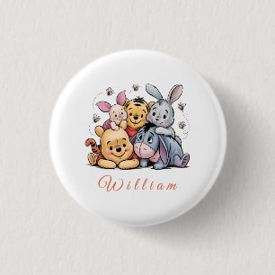 Pooh & Friends Pastel 3 Cm Round Badge