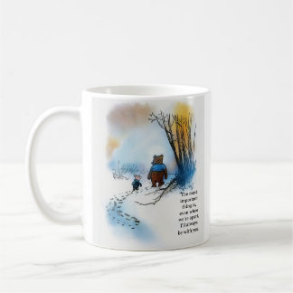Pooh quote "Even when we're apart Coffee Mug