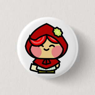 Pookah Red Riding Hood 3 Cm Round Badge