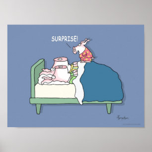 POOKIE AND PARENTS poster by Sandra Boynton