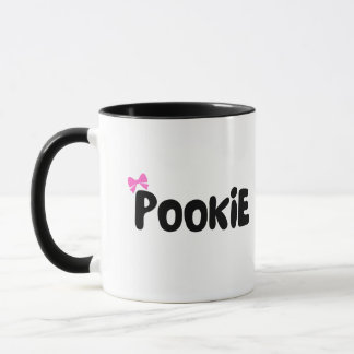 Pookie Mug with Cute Pink Ribbon – Adorable & Cosy
